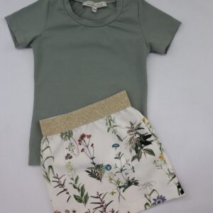 T-shirt groen korte mouw