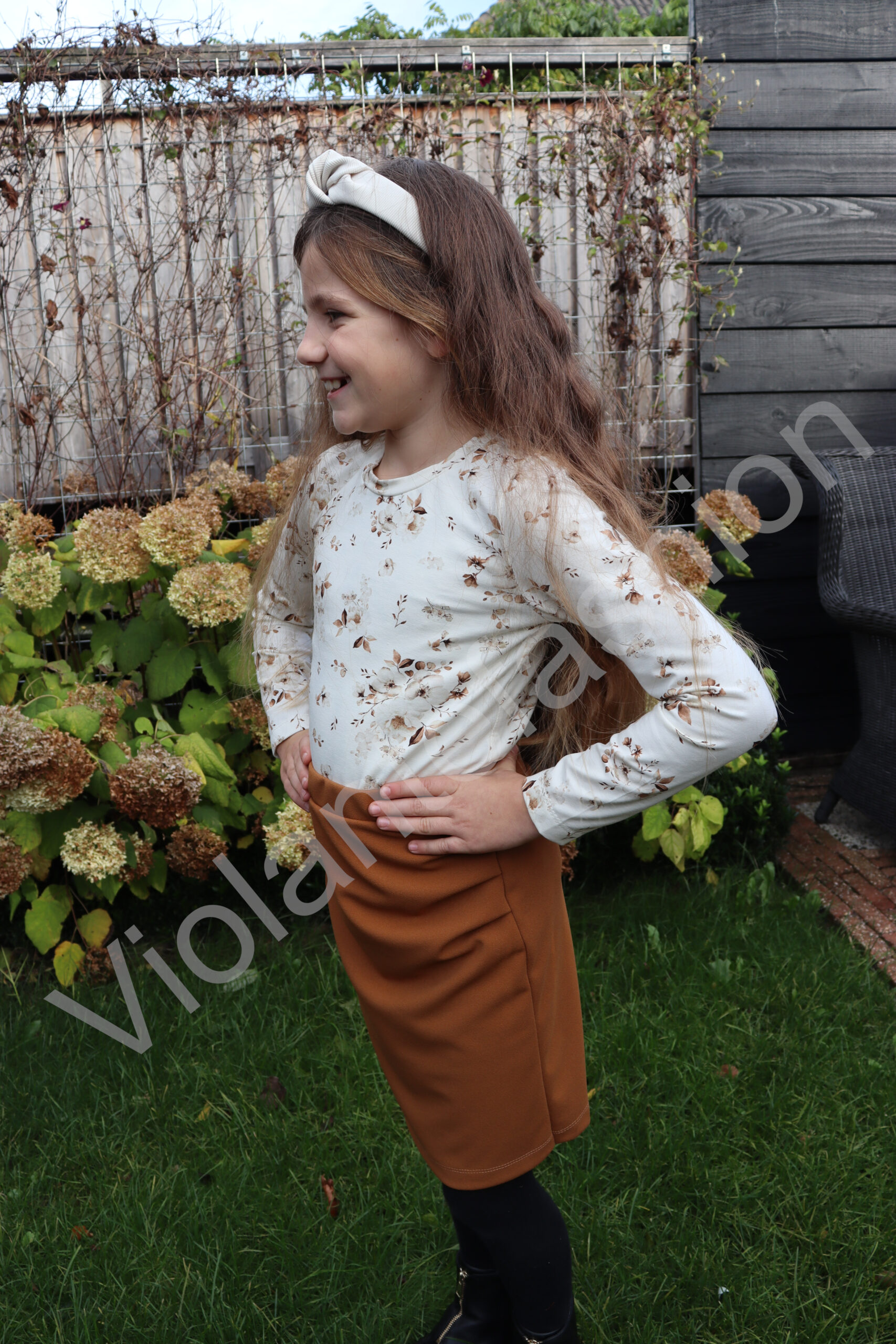 Strakke rok camel - Afbeelding 2
